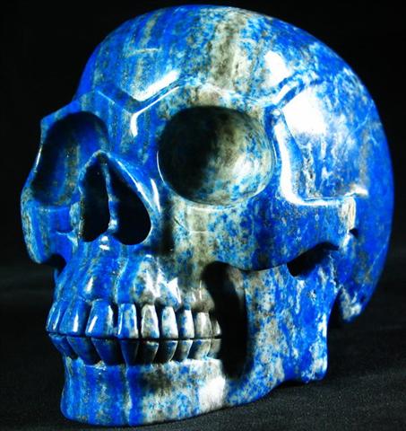 Lapis Skull with Pyrite is a stone of royalty 1267